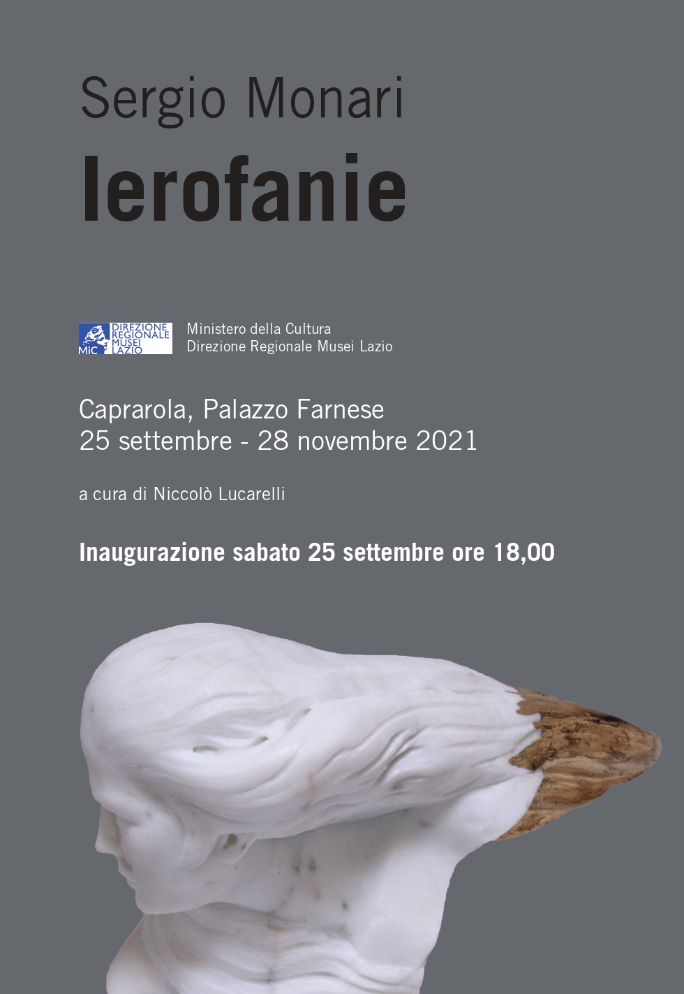 Mostra Ierofanie di Sergio Monari